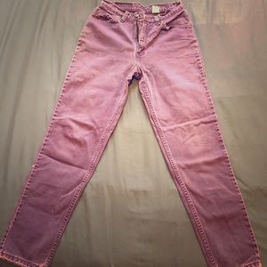 Levi’s high waisted 912, vintage purple
